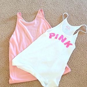 PINK Lot of 2 tank tops